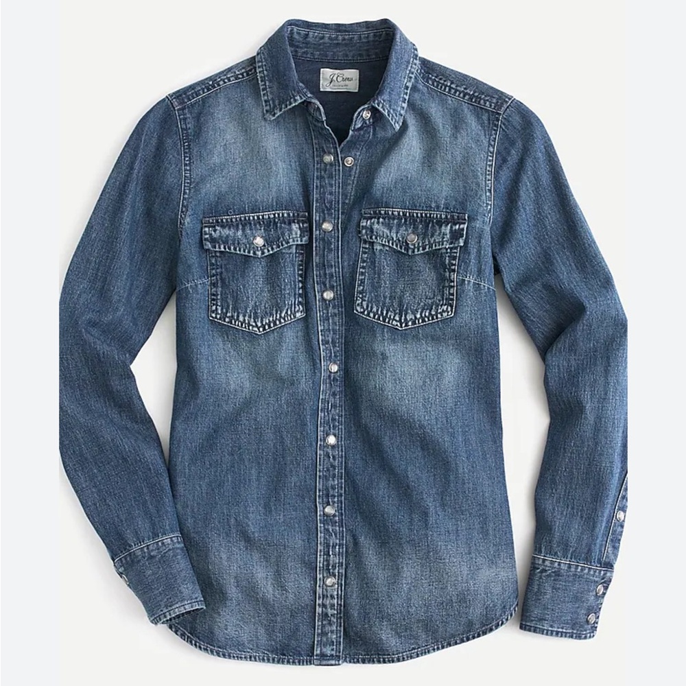 J. Crew/Jeans Button Down Jean Jacket